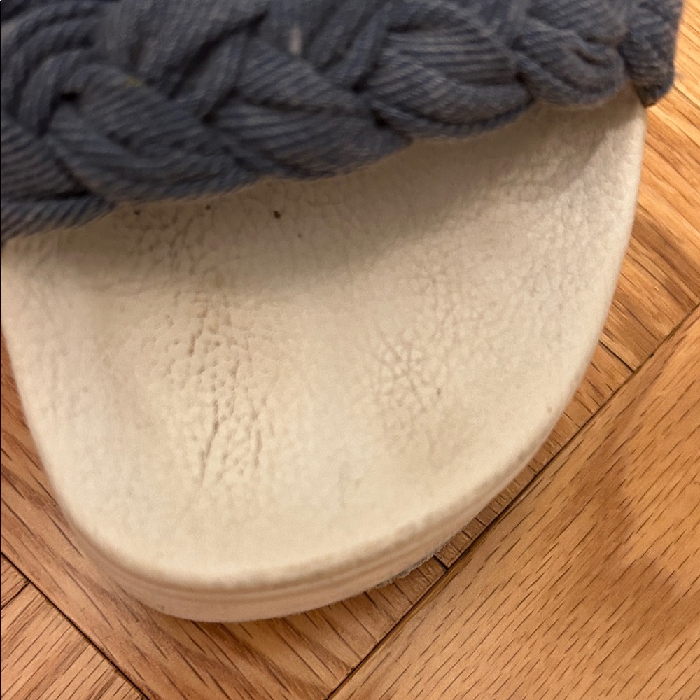 Robert Clergerie Braided Slide Sandals - Cream and Black - Picture 5 of 16